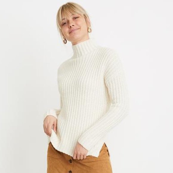 Marine Layer Brandie Funnel Neck Sweater XS - Picture 4 of 8